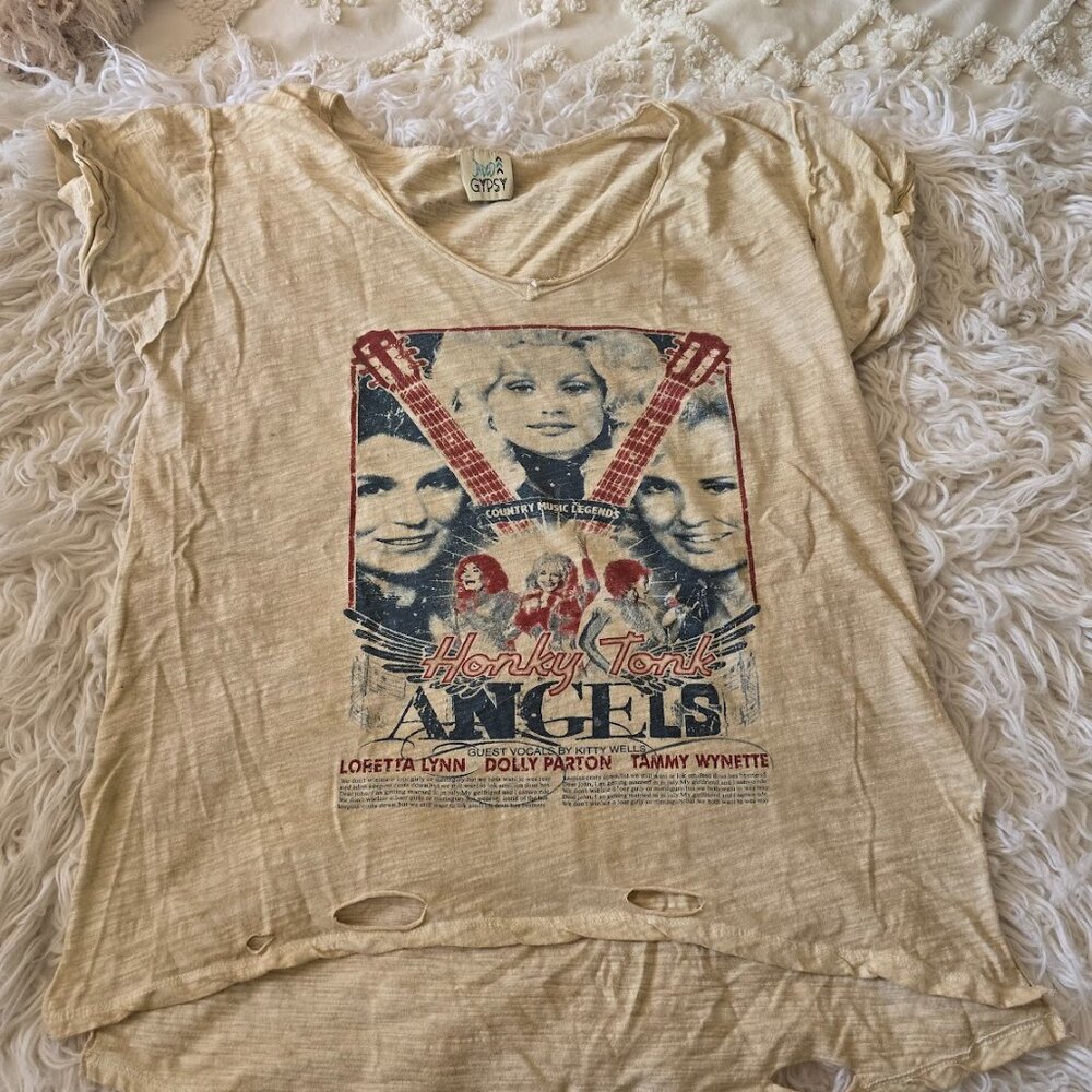 Jaded Gypsy Tea Stained Ladies of Country Tee